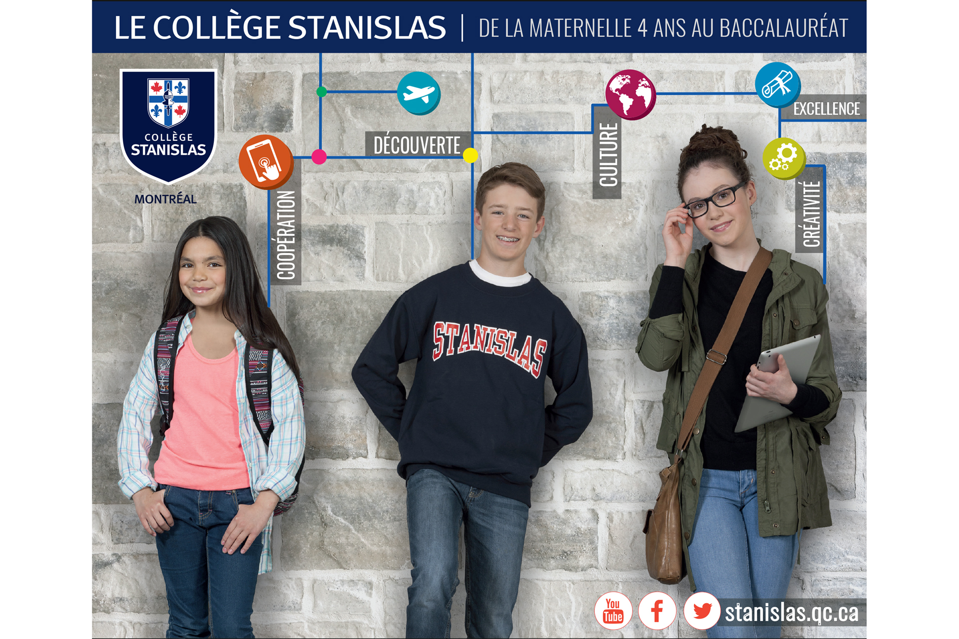 Campagne de publicité Collège Stanislas